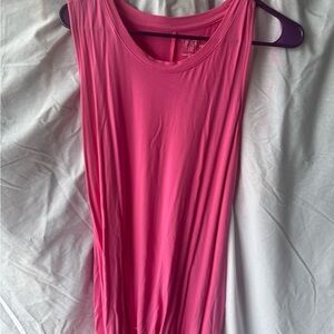 Time and Tru Vibrant Pink, army green,tan stripe,pastel purple tank dress